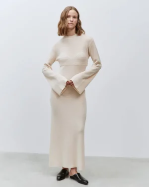 ALYSI ABITO IN MAGLIA DETTAGLIO CROCHET- Abiti E Tute