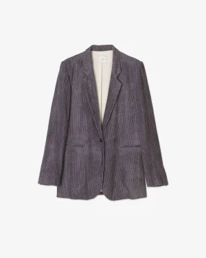 ALYSI BLAZER MONOPETTO CORDUROY FLUIDO- Cappotti E Giacche