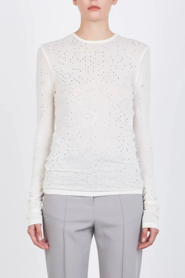 ALYSI MAGLIA CON STRASS- Maglie