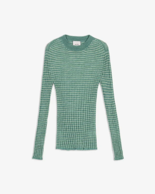 ALYSI MAGLIA LIGHT KNIT GIROCOLLO- Maglie